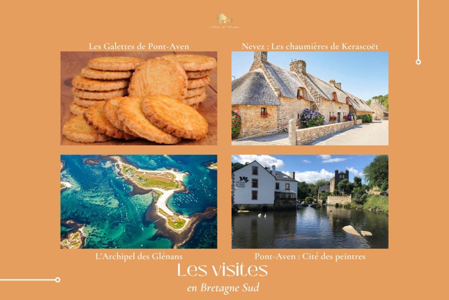 Keraven, Charmante Maisonnette, Piscine Commune 1-4 Personnes Moelan-sur-Mer Exterior photo